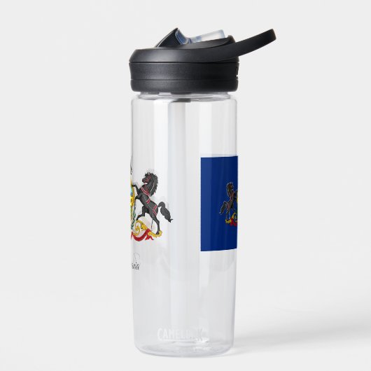 Wappen-Mantel, Flagge, Pennsylvania Trinkflasche (Links)