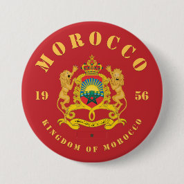 Wappen Marokkos Button