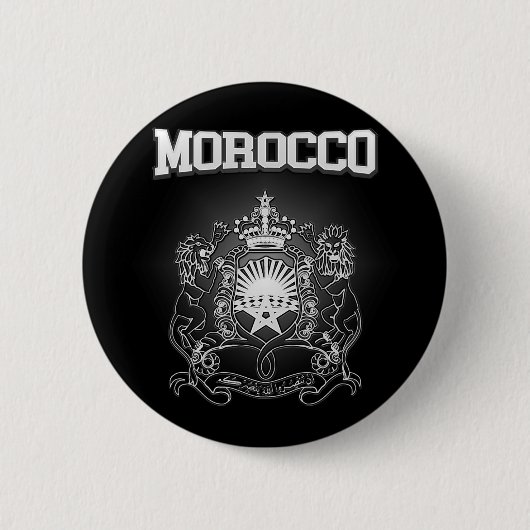 Wappen Marokkos Button (Vorderseite)