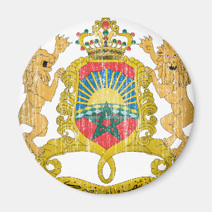 Wappen Marokkos Magnet