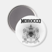 Wappen Marokkos Magnet (Vorderseite/Rückseite)