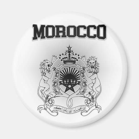 Wappen Marokkos Magnet (Vorne)