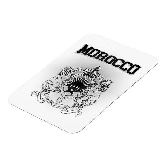 Wappen Marokkos Magnet (Linke Seite)