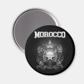Wappen Marokkos Magnet (Vorderseite/Rückseite)