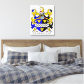 Wappen-Matte Leinwanddruck (Insitu (Schlafzimmer))