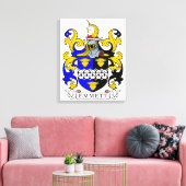 Wappen-Matte Leinwanddruck (Insitu (Wohnzimmer))