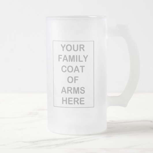 Wappen mattierte Tasse (Rechts)