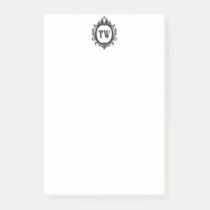 Wappen mit Initialen Post-it Klebezettel