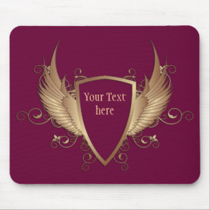 WAPPEN mit WINGS + Text Mousepad