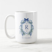 Wappen-Monogramm Kaffeetasse (Links)