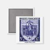 Wappen, Montpellier Frankreich Magnet (Vorderseite/Rückseite)