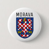 Wappen Moraviens - TSCHECHIEN Button (Vorderseite)