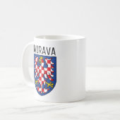 Wappen Moraviens - TSCHECHIEN Kaffeetasse (Vorderseite Links)