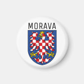Wappen Moraviens - TSCHECHIEN Magnet (Vorne)
