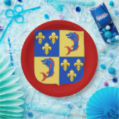 Wappen, Name hinzufügen Pappteller (Party)