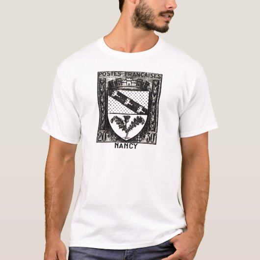 Wappen, Nancy Frankreich T-Shirt (Vorderseite)