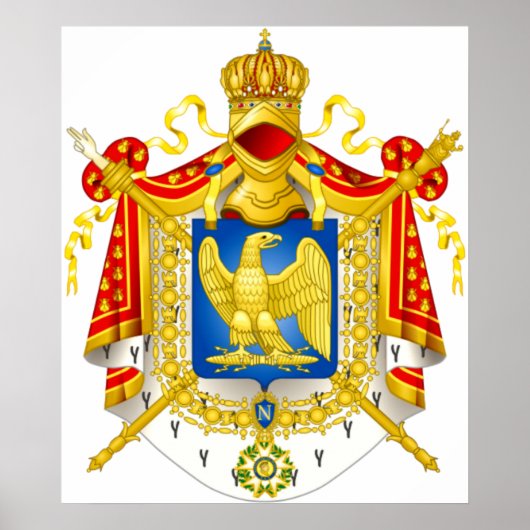 Wappen Napoleon Print Poster (Vorne)