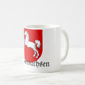 Wappen Niedersachsen Wappen Kaffeetasse (VorderseiteRechts)