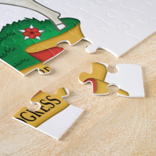 Wappen Nigerias Puzzle (Seite)