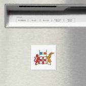 Wappen Nordirlands Magnet (In Situ (Geschirrspüler))