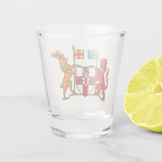 Wappen Nordirlands Schnapsglas (Rückseite)