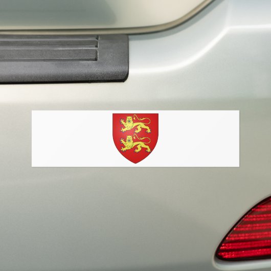 Wappen Normandies (Frankreich) Autoaufkleber (Auf Auto)