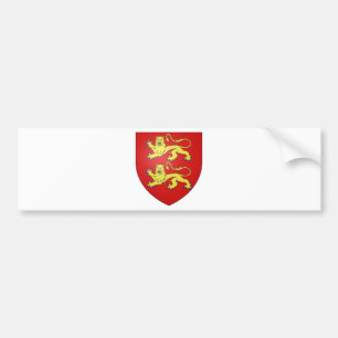 Wappen Normandies (Frankreich) Autoaufkleber