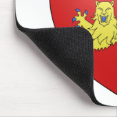 Wappen Normandies (Frankreich) Mousepad (Ecke)
