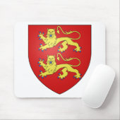 Wappen Normandies (Frankreich) Mousepad (Mit Mouse)