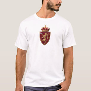Wappen Norwegens Landeswappen Symbol Emblem Flagge T-Shirt