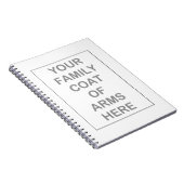 Wappen Notizbuch Notizblock (Rechte Seite)