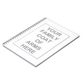 Wappen Notizbuch Notizblock (Linke Seite)