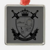 Wappen Ornament Aus Metall (Vorne)