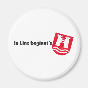 Wappen Österreich Oberösterreich In Linz beginnt´s Magnet