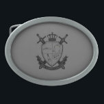 Wappen Ovale Gürtelschnalle<br><div class="desc">© einsame Insel-Technologien.</div>