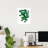 Wappen Panther Steiermark Österreich  Poster (Heimbüro)