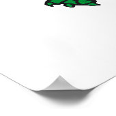 Wappen Panther Steiermark Österreich  Poster (Ecke)