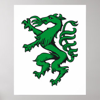 Wappen Panther Steiermark Österreich Poster