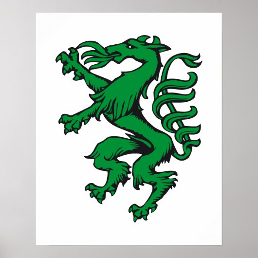 Wappen Panther Steiermark Österreich  Poster (Vorne)