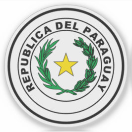 Wappen Paraguays Aufkleber