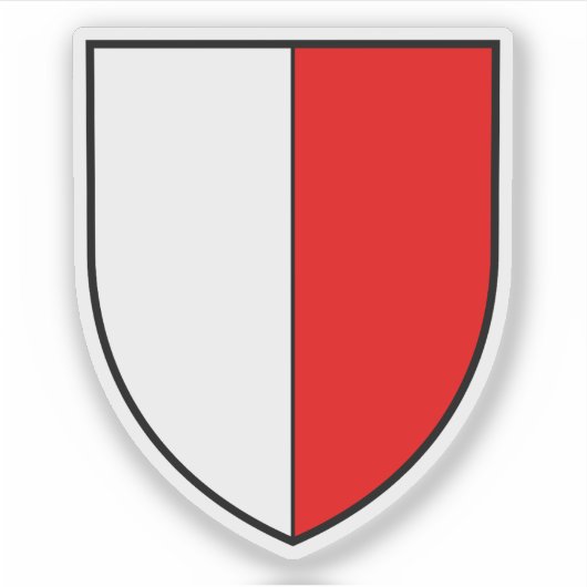 Wappen Payerne, Schweiz Aufkleber (Vorderseite)