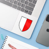 Wappen Payerne, Schweiz Aufkleber (Laptop mit iPhone)