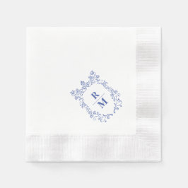 Wappen personalisiert Hochzeit Monogram Papier Nap Serviette