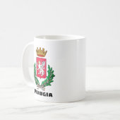 Wappen Perugias, Italien Kaffeetasse (Vorderseite Links)