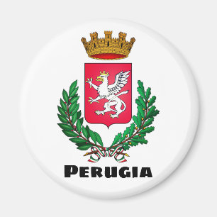 Wappen Perugias, Italien Magnet