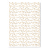 WAPPEN-Platzkarte für abgefaltete englische und ko Tischnummer (Rückseite)