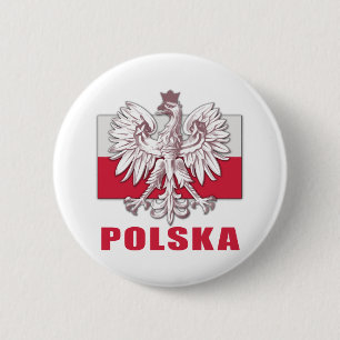 Wappen Polens Polska Button