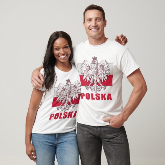 Wappen Polens Polska T-Shirt (Unisex)