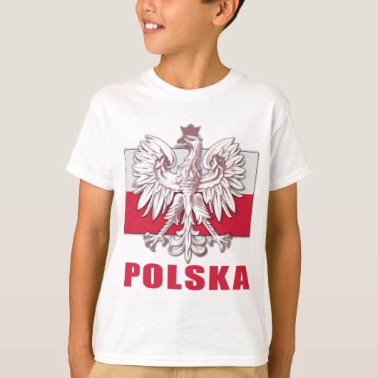 Wappen Polens Polska T-Shirt (Vorderseite)