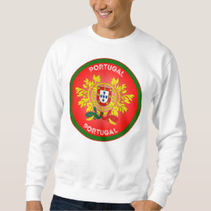 Wappen Portugals in Kreisform  Sweatshirt